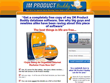 Tablet Screenshot of improductbuddy.com